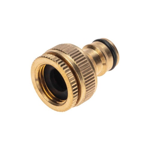 Адаптер латунный 1/2дюйм-3/4дюйм внутренняя резьба с переходником | код 62-0273 | ЧЕТЫРЕ СЕЗОНА