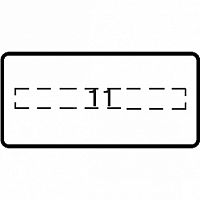 Шильдик KA1-8121 широкий | код. 1SFA616920R8121 | ABB