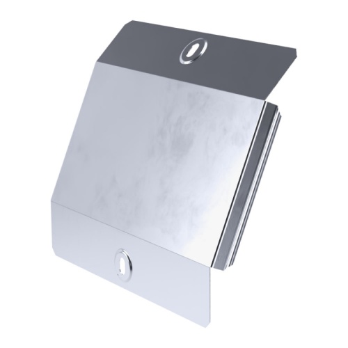 Крышка угла вертикального внешнего 90 градусов Стандарт INOX (AISI 316) 200 Промрукав | код PR16.3042 | ПРОМРУКАВ