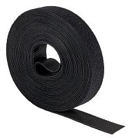 Хомут-липучка 20 мм (5м ролл) черный PROxima | код hlft-2-b | EKF