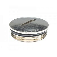 Заглушка для корпуса разъема REVOS, резьба M32x1,5, с уплотнительным кольцом, латунь, тип покрытия: никель | код 05.507.4221.0 | Wieland