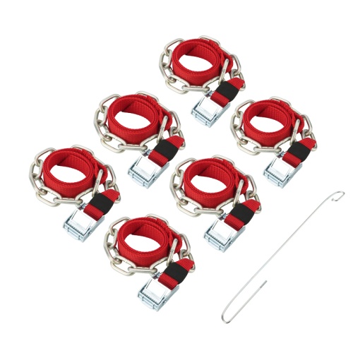 Цепи (браслеты) противоскольжения REXANT для кроссоверов, однорядные, к-т 6 шт. | код 07-7025-1 | REXANT Цепи (браслеты) противоскольжения REXANT для кроссоверов, однорядные, к-т 6 шт. | код 07-7025-1 | REXANT