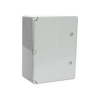 Корпус пластиковый распределительный ЩРН-24 IP65 серая дверь 400х300х170 Промрукав | код PR08.26499 | ПРОМРУКАВ