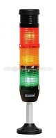 Сигнальная колонна 50 мм, красная, зеленая,жёлтая,зуммер, 24В, стробоскоп FLESH | код IK53F024ZM03 | EMAS