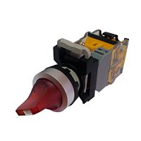 Переключатели с подсветкой (с фиксацией) LA115-A5-11XD/R красный 220В (ANDELI) | код ADL10-206 | ANDELI