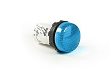 Арматура сигнальная моноблочная 220 В синяя с ячеистым стеклом | код MBSP220M | EMAS
