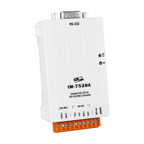 tM-7520A Tiny Isolated RS-232 to RS-422/485 Converter | код 00-06152667 | ICP DAS