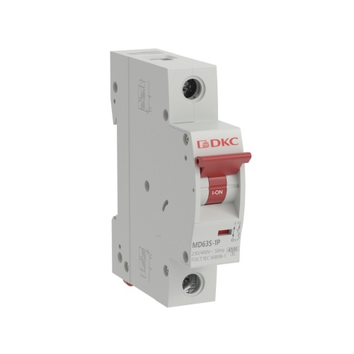 Автоматический выключатель модульный YON max типа MD63S, 4,5кА, 1 полюс, хар-ка B, 63А | код MD63S-1PB63 | DKC Автоматический выключатель модульный YON max типа MD63S, 4,5кА, 1 полюс, хар-ка B, 63А | код MD63S-1PB63 | DKC