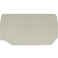 Разделительная пластина, для клемм WKFN 6..., цвет: серый | код 07.313.0555.0 | Wieland