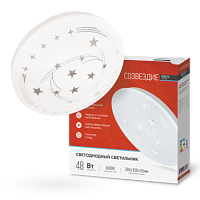 Светильник светодиодный серии DECO 48Вт 230В 6500К 3120лм 350х55мм СОЗВЕЗДИЕ IN HOME | код 4690612038568 | IN HOME