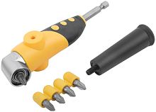 Адаптор угловой металлический прорезиненный 45град. FIT 37853