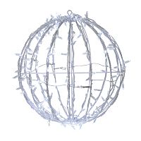 Шар светодиодный 230V, диаметр 30 см, 120 светодиодов, эффект мерцания, цвет белый NEON-NIGHT | код 501-612 | NEON-NIGHT