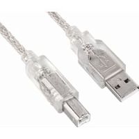 Кабель Ningbo USB A(m) USB B(m) 3м серебристый | код 846864 | NINGBO
