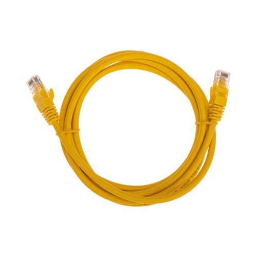 Патч-корд U/UTP, CAT 6, RJ45-RJ45, 26AWG, LSZH, желтый, 2м REXANT | код 02-0295-2 | REXANT Патч-корд U/UTP, CAT 6, RJ45-RJ45, 26AWG, LSZH, желтый, 2м REXANT | код 02-0295-2 | REXANT