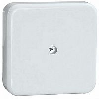 коробка КМ41216-01 распаячная для о/п 75х75х28 белая (6 клеммы 6мм² ) | код. UKO10-075-075-028-K01 | IEK