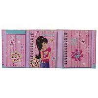 Блокнот А5 (146х206 мм), 80 л., гребень, мелованная картонная обложка, клетка, BRAUBERG, Contract, ассорти, 121724 | код 121724 | BRAUBERG