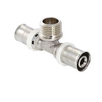 Тройник пресс с переходом на нар. р. 26х3/4"х26 | код. VTm.233.N.260526 | VALTEC