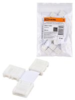 Коннектор для жесткого T-соединения двух светодиодных лент шириной 10 мм, TDM | код SQ0331-0354 | TDM