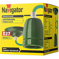 Светильник 61 533 NIL-SF03-014-E27 60Вт 1м. керам. темн. зел. Navigator 61533