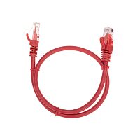 Патч-корд U/UTP, CAT 6, RJ45-RJ45, 26AWG, LSZH, красный, 0,5м REXANT | код 02-0293-05 | REXANT