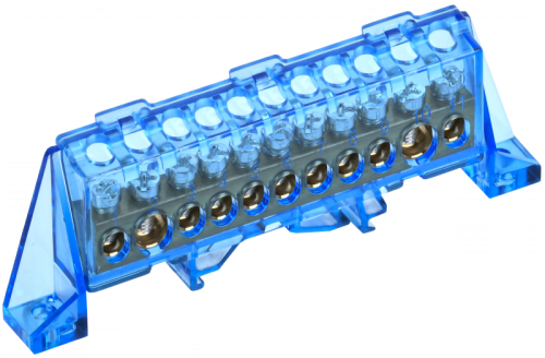 TEKFOR Шина N ноль в комб. изол. Стойка 8х12-11-С IEK | код TF-NN20-11-DP-K07 | IEK TEKFOR Шина N ноль в комб. изол. Стойка 8х12-11-С IEK | код TF-NN20-11-DP-K07 | IEK