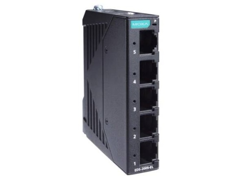 Коммутатор EDS-2005-EL 5-Port Entry-level Unmanaged Switch, 5 Fast TP ports, t: -10/60 C | код 00-06131453 | MOXA