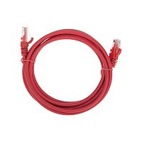 Патч-корд U/UTP, CAT 6, RJ45-RJ45, 26AWG, LSZH, красный, 2м REXANT | код 02-0293-2 | REXANT