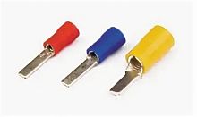 100685 Наконечник плоский штыревой изолир. НпИш 6.0-18 SILAT (100шт/уп), упак | код 100685 | SILAT