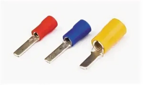 100685 Наконечник плоский штыревой изолир. НпИш 6.0-18 SILAT (100шт/уп), упак | код 100685 | SILAT