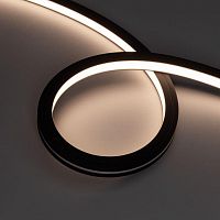 Лента светодиодная герметичная NOVA-TOP-BLACK-A120-16x15mm 24V Warm3500 (10 W/m, IP67, 2835, 5m, wire x2) (ARL, 120 LED/m) | код 49081 | Arlight