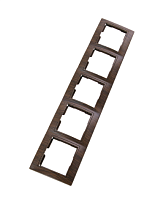 Рамка 5 постовая горизонтальная ЭКО (бук) Таймыр TDM | код SQ1814-0332 | TDM