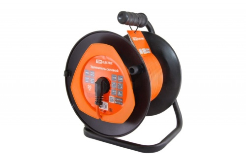 Удлинитель силовой УК10-001 TDM (штепс. гнездо/20м ПВС 2х1,0) | код SQ1301-0404 | TDM