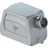 Крышка на кабель, разъема REVOS, Size 6, без уплотнителя, без защелки, 1 кабельный ввод IP54 M25x1,5, с боковым расположением, материал корпуса: алюминиевый сплав | код 72.353.0635.0 | Wieland