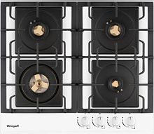 Газовая варочная поверхность Weissgauff HGG 6445 WH Volcano Burner белый | код 1993247 | WEISSGAUFF