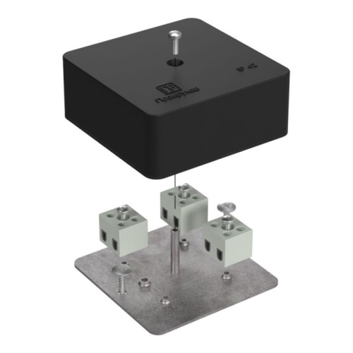 Коробка огнестойкая для кабель-канала 40-0450-FR2.5-6 Е15-Е120 RAL9005 75х75х30 (87 шт/кор) Промрукав | код 40-0450-9005-FR2.5-6 | ПРОМРУКАВ Коробка огнестойкая для кабель-канала 40-0450-FR2.5-6 Е15-Е120 RAL9005 75х75х30 (87 шт/кор) Промрукав | код 40-0450-9005-FR2.5-6 | ПРОМРУКАВ