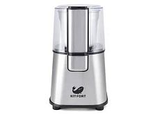 Кофемолка Kitfort КТ-1315 180Вт сист.помол.:ротац.нож вместим.:60гр серебристый | код 1053391 | KITFORT