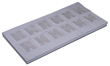 Карточка для очистки оптических разъемов | код LAN-FT-CL/CRD | LANMASTER