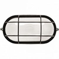 Светильник НПП1202 черный/овал с реш. 100Вт IP54 | код. LNPP0-1202-1-100-K02 | IEK