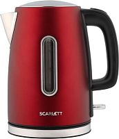 Чайник электрический Scarlett SC-EK21S83 1.7л. 2200Вт красный/черный (корпус: металл) | код 1784103 | SCARLETT