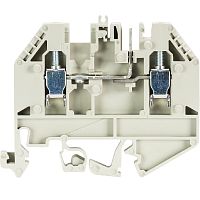 Клемма для подключения внешнего разъема 8113S, тип фиксации провода: винтовой, номинальное сечение: 2,5 мм кв., 12A, 250V, ширина: 5 мм, цвет: серый, тип монтажа: DIN 35 | код 57.503.2155.0 | Wieland