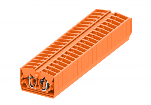 254322 Клемма TB 1-1 проходная промежут. фронт. подключение, сеч. 2.5мм2, оранж., шт | код 254322 | SUPU