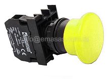 Кнопка Грибок желтая B100MS | код B100MS | EMAS
