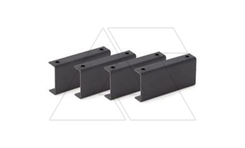 Комплект для соединения шкафов, универсальный, металл, черный | код LN-DGR-BGL-FSSR-BL | LANDE