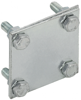 Заж. крес. пол.-пол. 30мм оц. сталь IEK | код ZCC63-11-1-30 | IEK