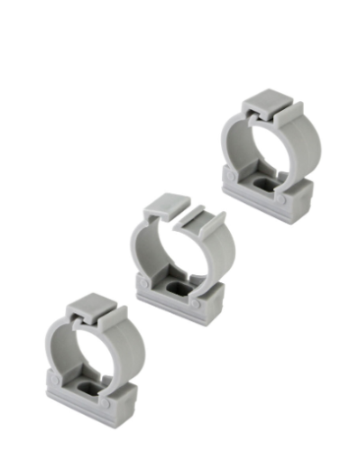 Крепеж-клипса для трубы D25 мм с фиксатором TDM | код SQ0405-0103 | TDM Крепеж-клипса для трубы D25 мм с фиксатором TDM | код SQ0405-0103 | TDM