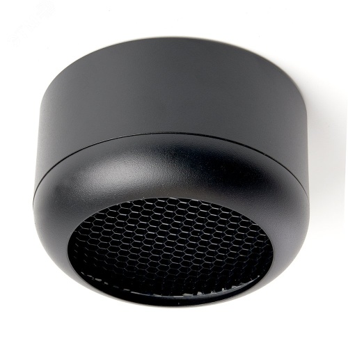 Светильник ДПО-12w GX53 без лампы черный с антибликовой сеточкой | код HL364 48398 | FERON
