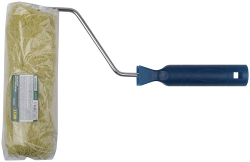 Валик полиакриловый нитяной диаметр 40/76мм ворс 18мм бюгель 6мм 180мм зел. FIT 02153 фото 3 Валик полиакриловый нитяной диаметр 40/76мм ворс 18мм бюгель 6мм 180мм зел. FIT 02153 фото 3