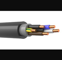 Кабель силовой ВВГнг(А)-LS 5х6 (N,PE)-0.660 однопроволочный | код 0468200001 | Алюр