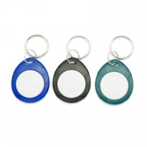 Брелок Mifare IL-07М, 1K , c кольцом. синий с белым (Брелок IL-07MBW) | код 5339 | IronLogic