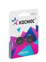 Батарейка CR2032 3V Lithium 2BL | код KOC2032BL2 | Космос